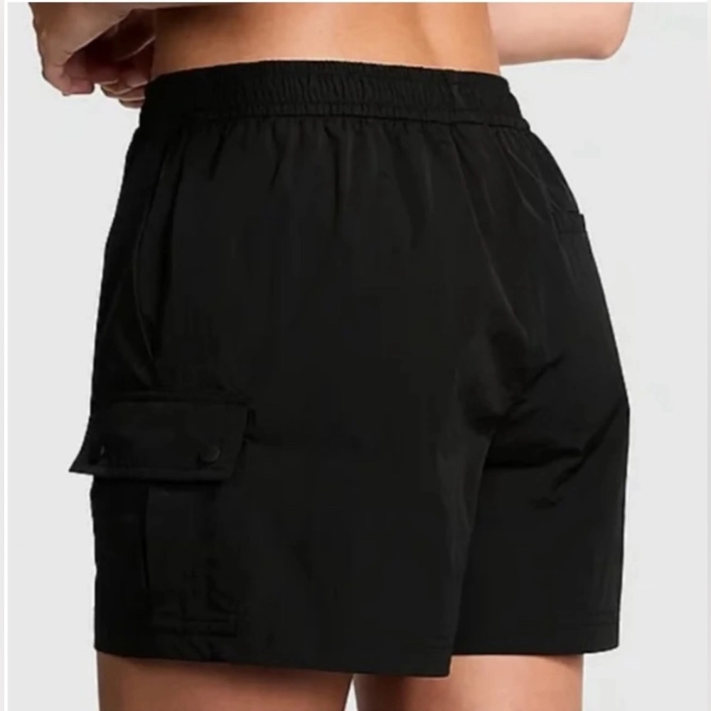 PINK Victoria’s Secret Windbreaker Women's Black Shorts